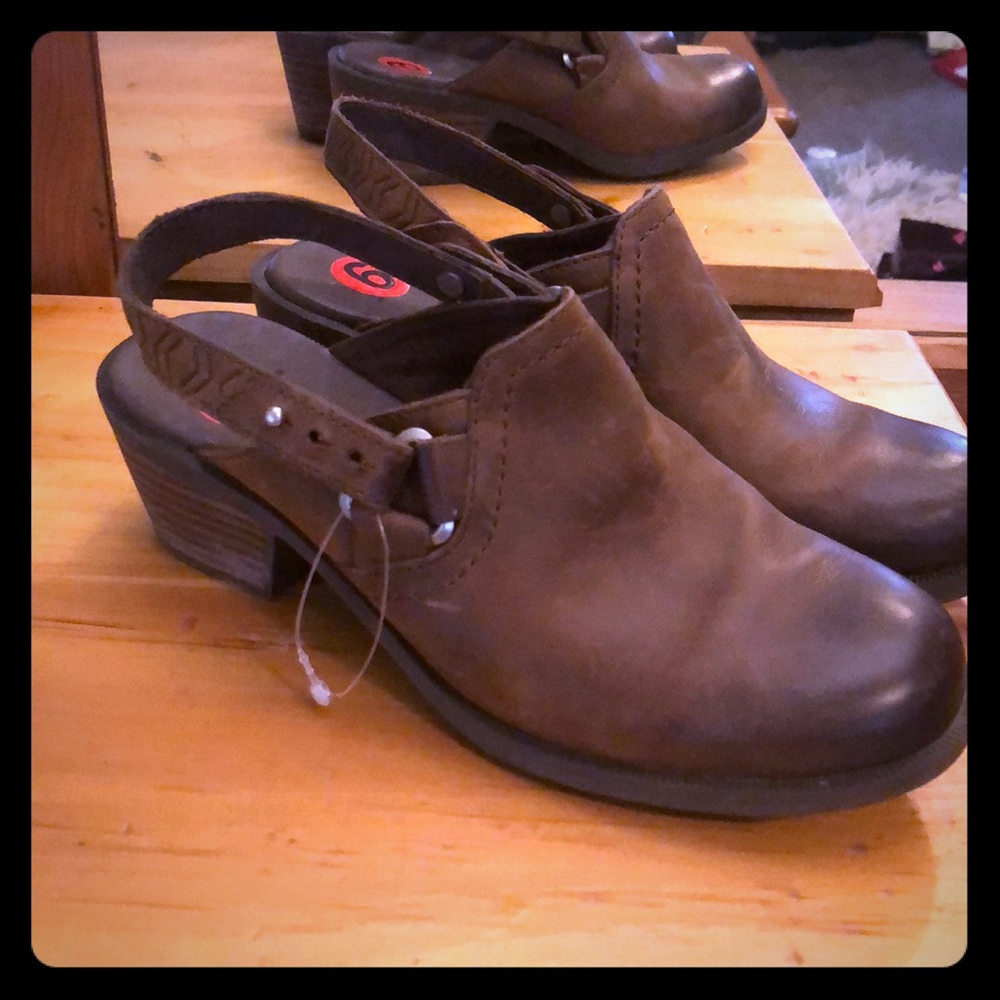 Teva Leather Mules